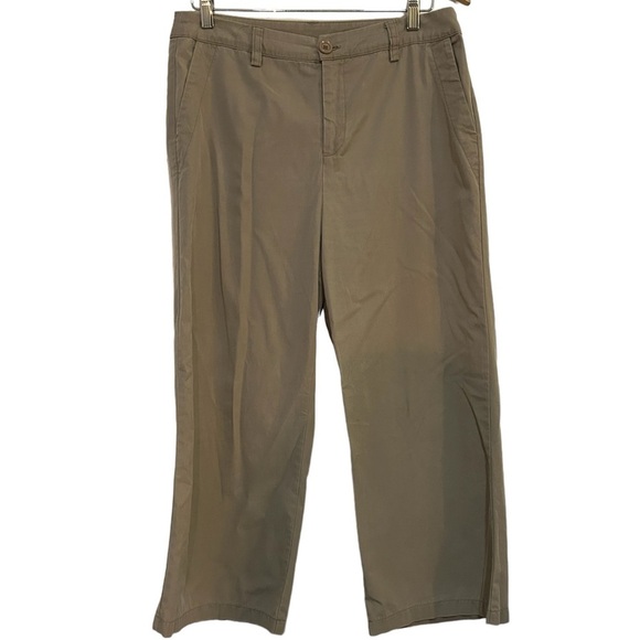 Amadi Anthropologie Wide Leg Cropped Cargo Pants Women’s Size Large - Picture 1 of 4